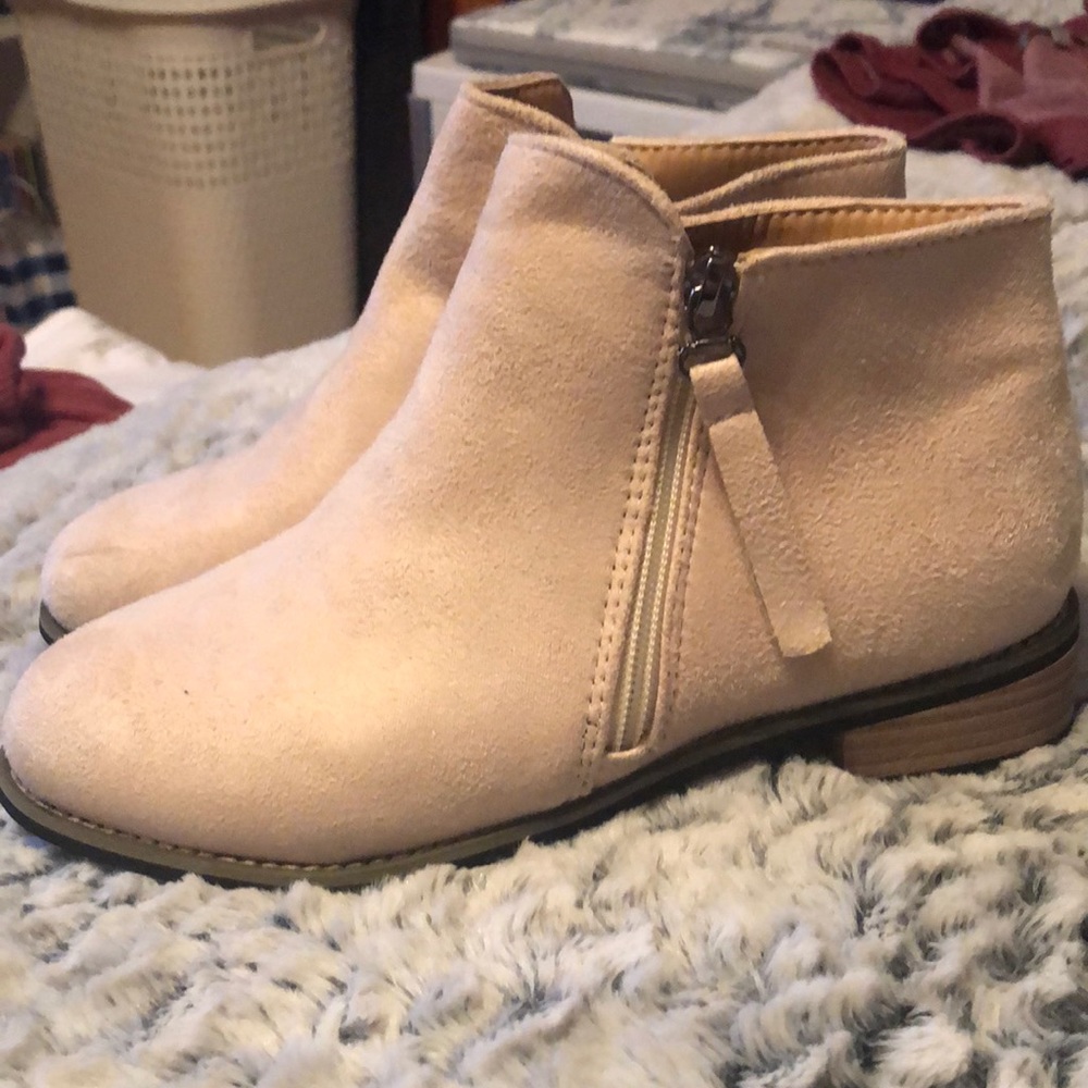Suede ankle boots